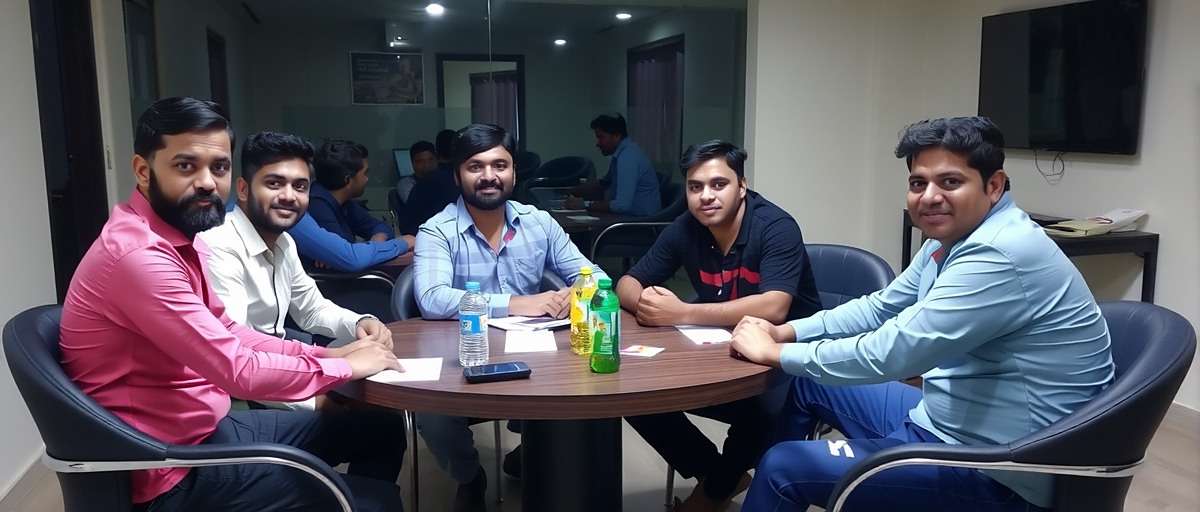 11Wickets Community Meetup in India 11Wickets community meetup in Mumbai with players discussing strategies